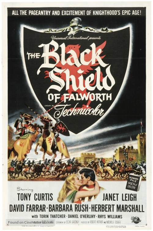 دانلود دوبله فارسی فیلم سپر سیاه The Black Shield of Falworth 1954