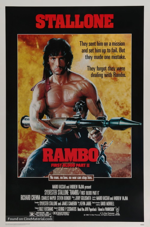 دانلود دوبله فارسی فیلم رمبو (اولین خون) قسمت دوم Rambo: First Blood Part II 1985