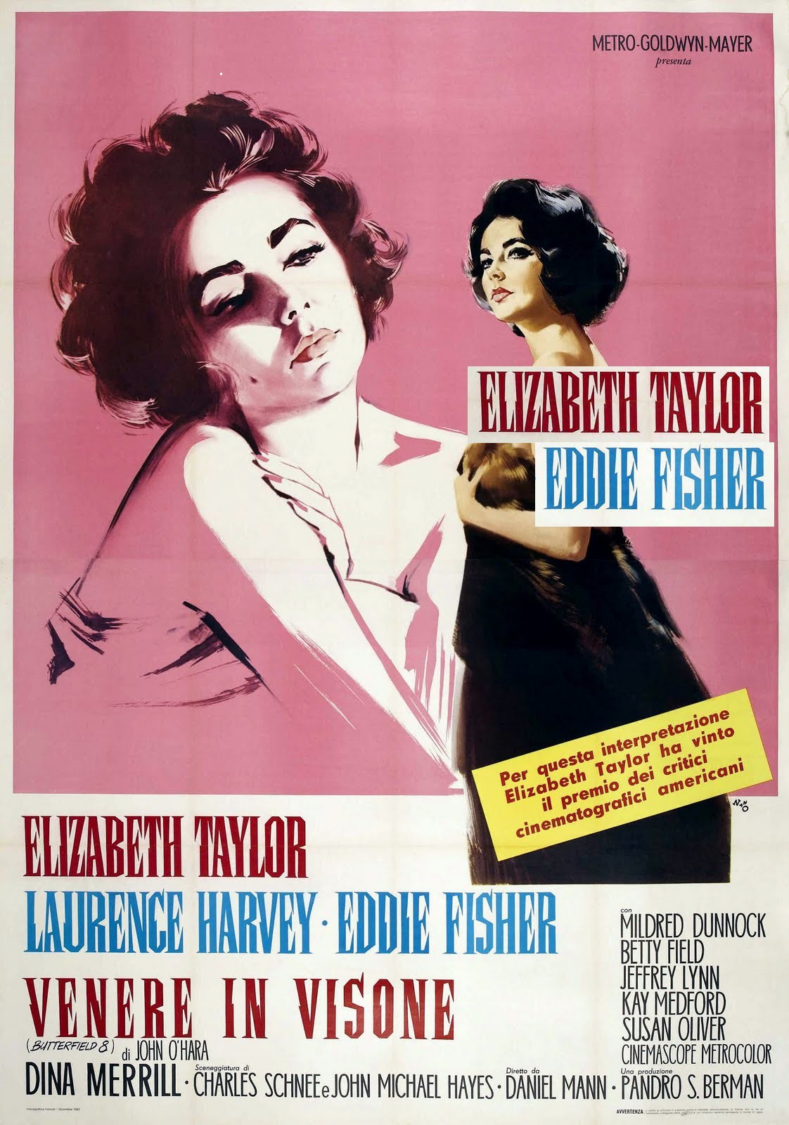 دانلود دوبله فارسی فیلم باترفیلد 8 BUtterfield 8 1960
